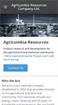 Mobile Screenshot of agricumbia.com